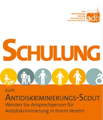Flyer zur Schulung zum Antidiskriminierungs-Scout als Download