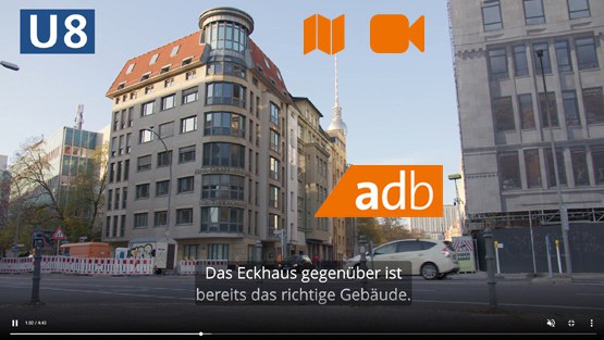 Video mit Wegbeschreibung zur  Antidiskriminierungsberatung Alter, Behinderung, Chronische Erkrankung