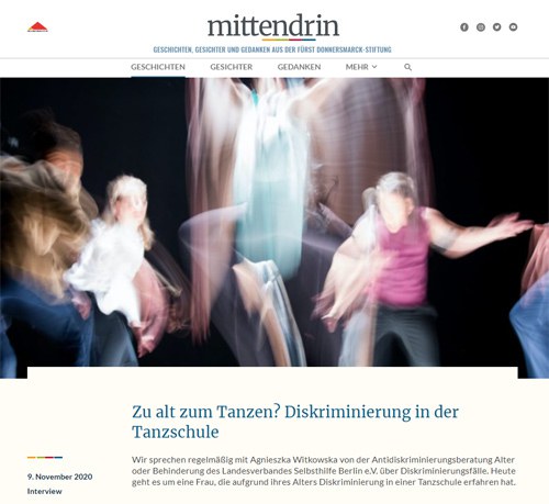 Titelfoto von Artikel über Diskriminierungsfälle mit der Antidiskriminierungsberatung ADB in mittendrin vom 09.11.2020